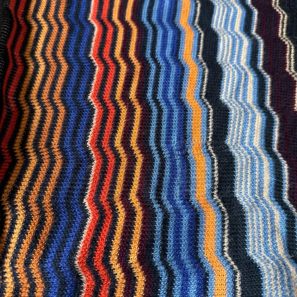 Democracy Multicolor Zigzag Knit Sweater No Size but feels like M - Picture 6 of 6